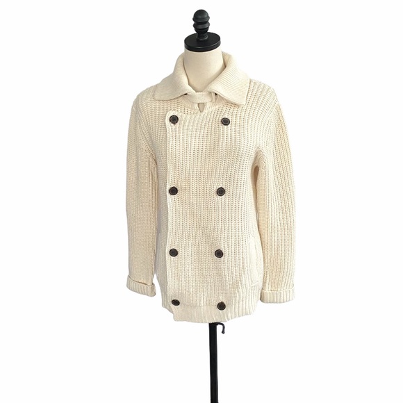 Sundance Sweaters - Sundance Francois Ivory Cardigan Sweater SZ S